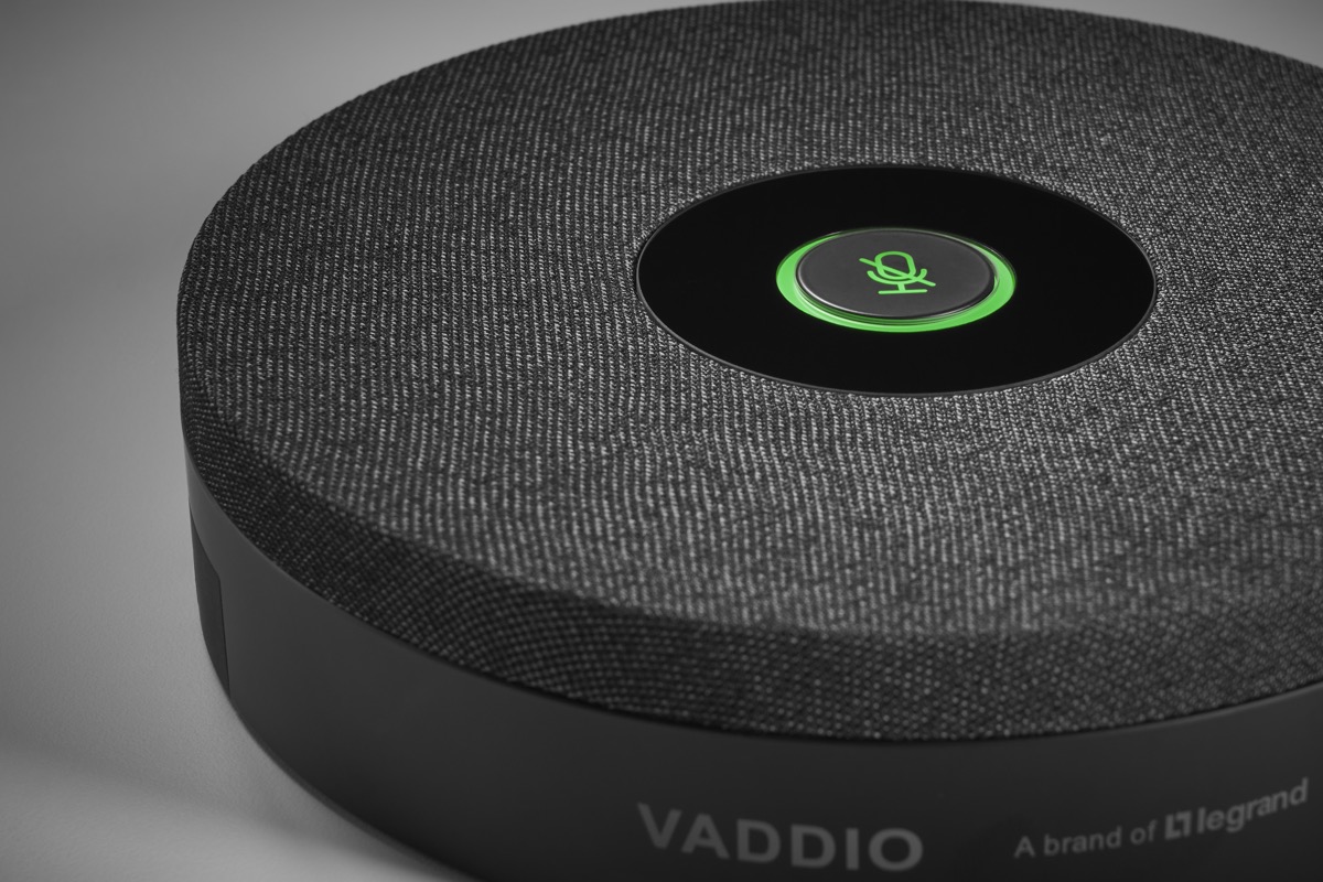 Vaddio Tischmikrofon in der Detailansicht